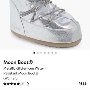 Moon Boot icon moon boots metallic glitter